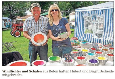 Bauernmarkt Enniger 2014 Bericht "Die Glocke"